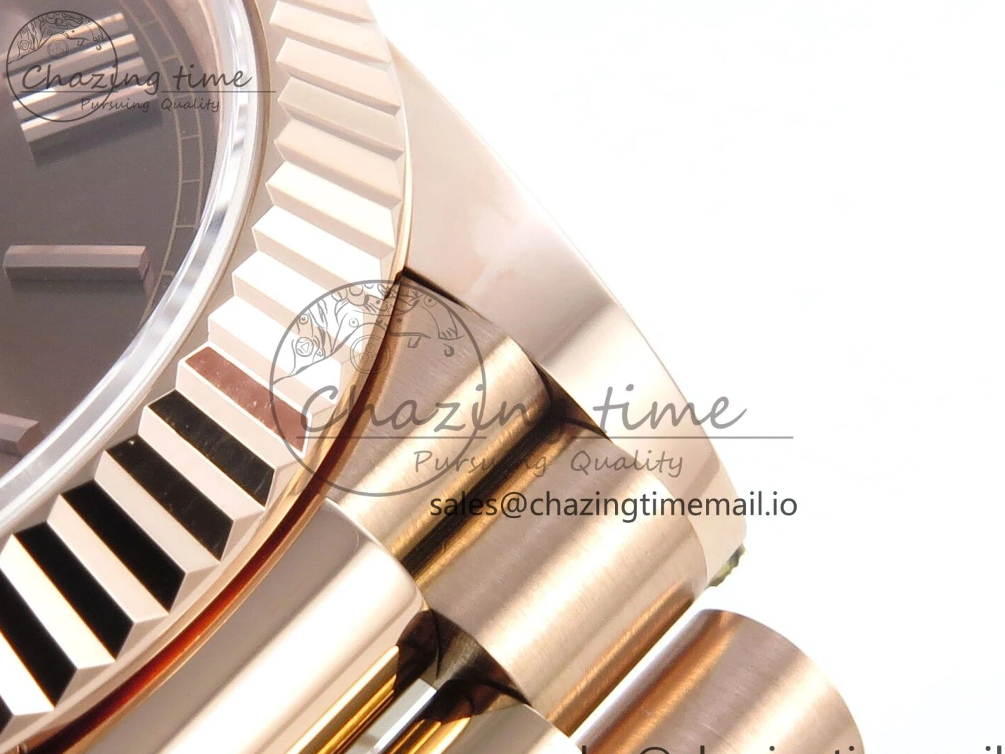 MiroTime 0119 Day Date 40 RG 228235 Noob 1:1 Best Edition Brown Roman Dial on President Bracelet A2836 (Gain Weight) UrbanChic 794